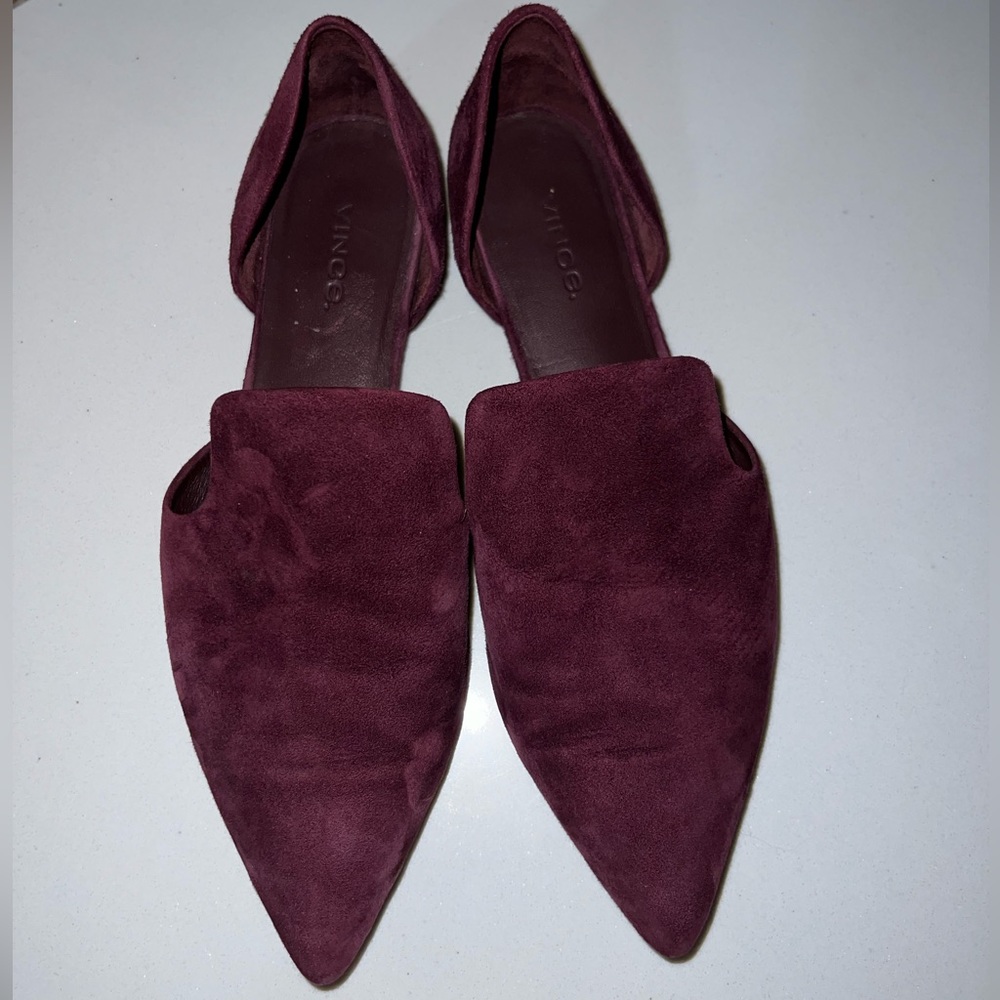 Vince Damris D’orsay Suede Loafer Flats Size 8